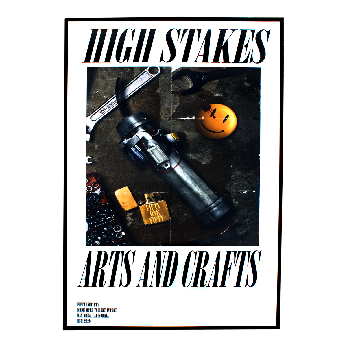 "HIGH STAKES" print