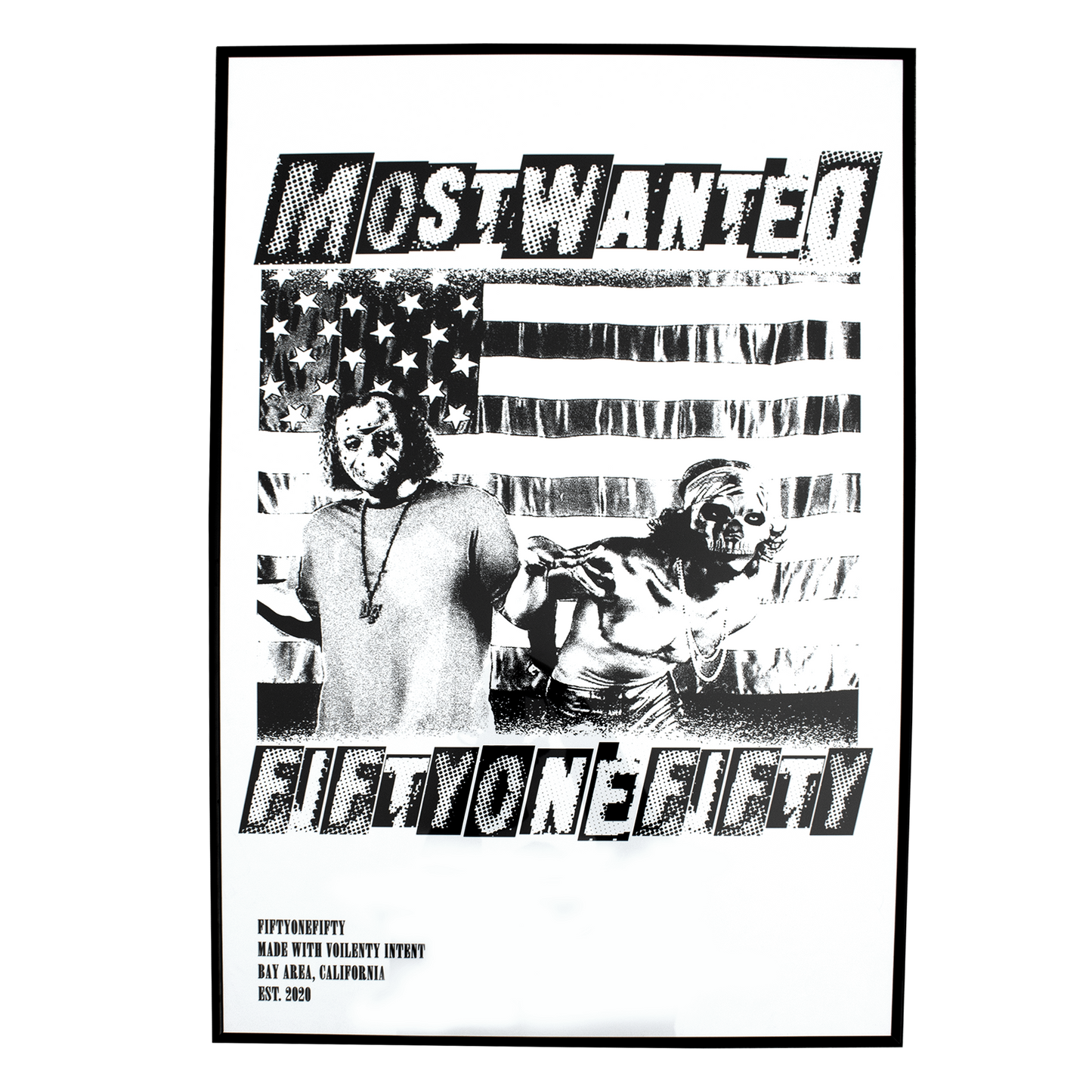 'MOST WANTED" print